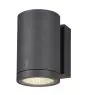 SLV Enola M Wandleuchte Aluminium Grau Rund 11W 980lm - 940 Kaltweiß | Außenbeleuchtung - IP65 - Höchste Farbwiedergabe